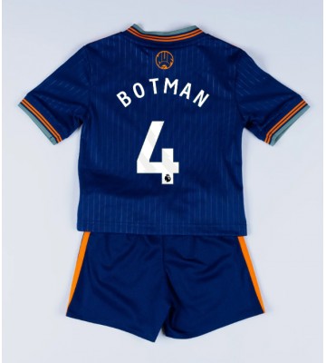 Newcastle United Sven Botman #4 Tredjeställ Barn 2025-26 Kortärmad (+ Korta byxor)